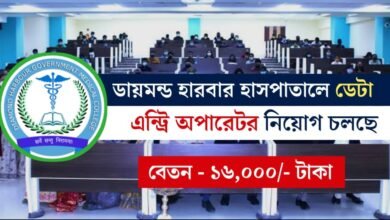 ডায়মন্ড হারবার হাসপাতালে ডেটা এন্ট্রি অপারেটর নিয়োগ চলছে! শীঘ্রই আবেদন করুন